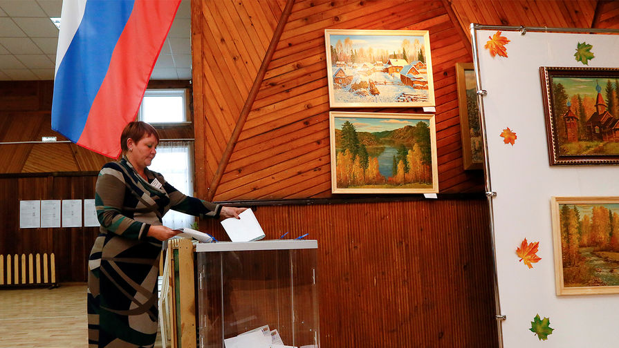 Парламентские выборы в поселке Усть-Мана в Красноярском крае, сентябрь 2016 года