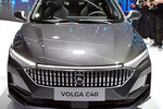 Новый автомобиль Volga C40 в павильоне марки на выставке IX конференции «Цифровая индустрия промышленной России» в Нижнем Новгороде