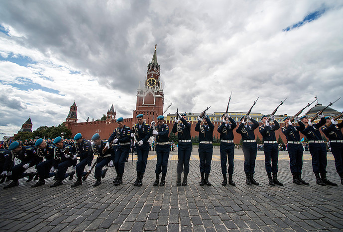 Празднование 85-летия Воздушно-десантных войск на&nbsp;Красной площади
