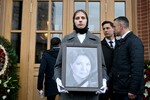 Церемония прощания с народной артисткой РСФСР Ларисой Голубкиной в Храме святителя Николая на Трех Горах в Москве, 25 марта 2025 года