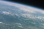 Снимок Земли летчика-космонавта Германа Титова с высоты в 300 км, 1962 год