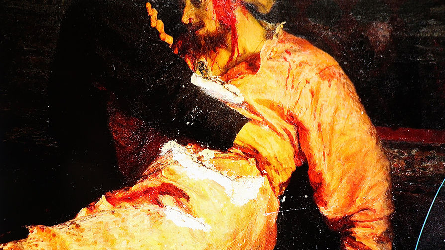 Последствия нападения на&nbsp;картину &laquo;Иван Грозный и сын его Иван 16 ноября 1581 года» в&nbsp;Третьяковской галерее, 25 мая 2018 года