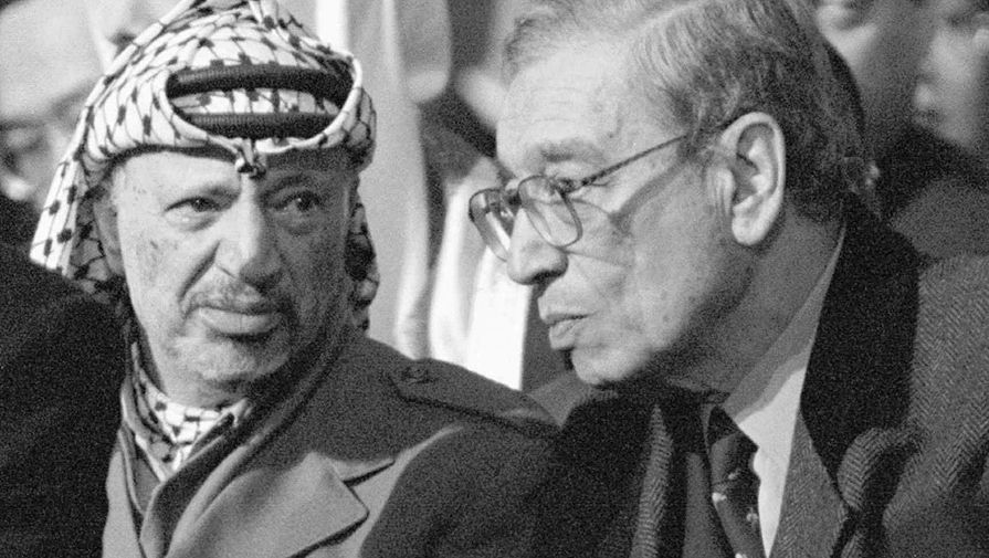 Бутрос Бутрос-Гали и Ясир Арафат, 1996 год