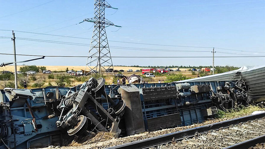 В Волгоградской области назвали число пострадавших при крушении поезда