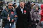 Участники «Марша Достоинства» в Киеве, посвященного 6-летней годовщине событий на Майдане, 20 февраля 2020 года