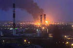 Пожар на нефтебазе в Белгородской области, 1 апреля 2022 года 