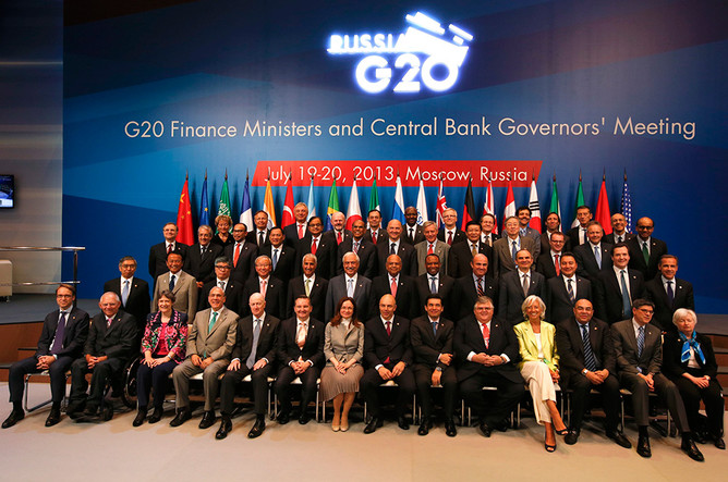 Министры финансов и управляющие центральными банками стран G20