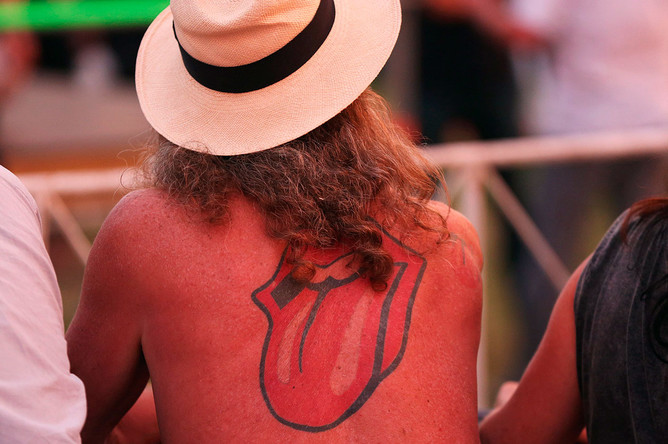 Зрители на концерте группы The Rolling Stones в Гаване
