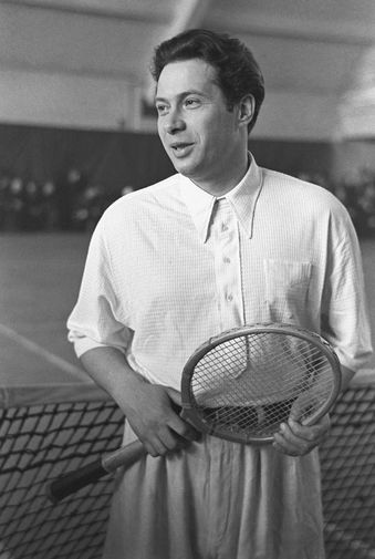 Заслуженный мастер спорта по&nbsp;теннису Николай Озеров, 1950 год