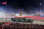 Межконтинентальная баллистическая ракета «Хвасон-18» во время военного парада по случаю 70-летия победы в Отечественной освободительной войне, Пхеньян, КНДР, 27 июля 2023 года