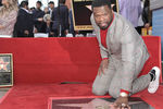 50 Cent со своей звездой на «Алее славы» в Голливуде, 2020 года