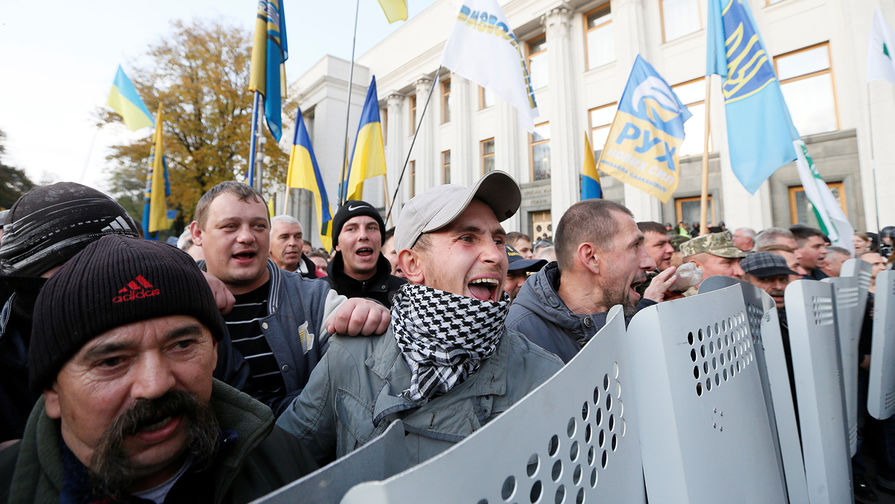 Ситуация у Верховной рады в Киеве, 17 октября 2017 года