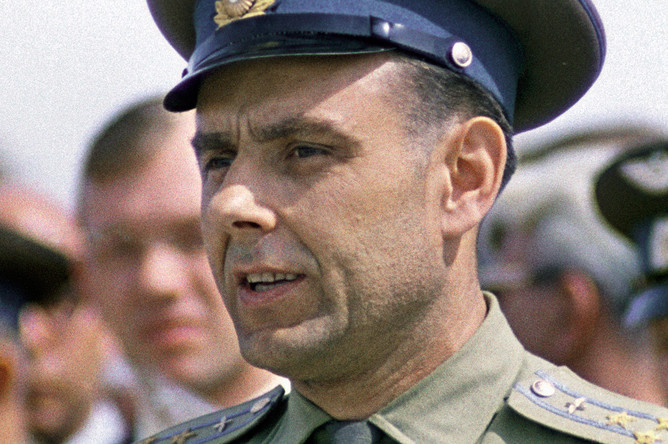 Летчик-космонавт СССР Владимир Комаров, 1 апреля 1967 года