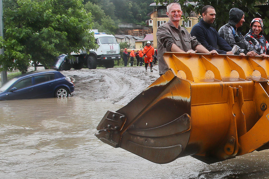 Последствия наводнения в Сочи, 5 июля 2021 года