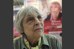 Юнна Мориц во время презентации своей книги «Крыша ехала домой«на XXIII Московской международной книжной выставке-ярмарке, 2010 год 