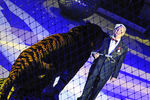 Мстислав Запашный на вечере, посвященном его 70-летию, на арене Цирка на Цветном бульваре, 2008 год