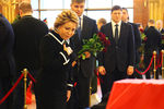 Cпикер Совета Федерации Валентина Матвиенко на Федеральном военном мемориальном кладбище в Подмосковье, 16 января 2017 года