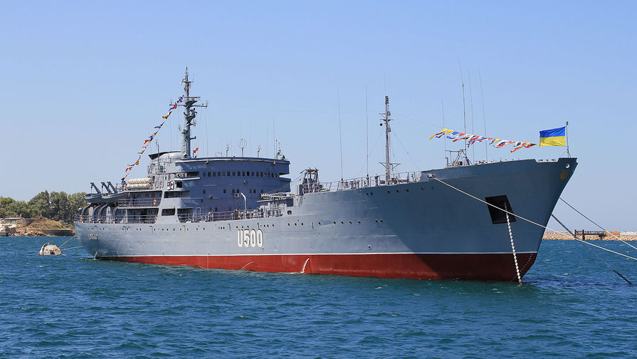 Корабль управления ВМС Украины U500 «Донбасс», 2012 год