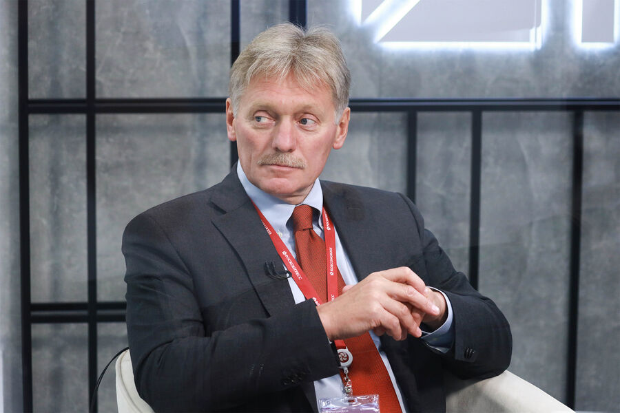 Дмитрий Песков на Восточном экономическом форуме-2022 на острове Русский, 6 сентября 2022 года