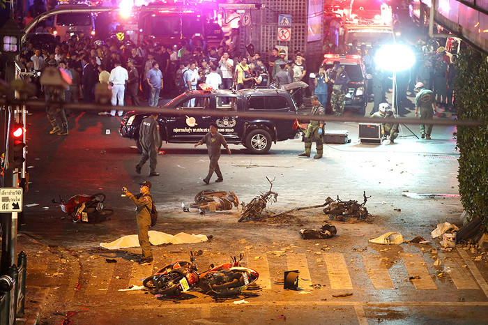 На&nbsp;месте взрыва в&nbsp;центре Бангкока