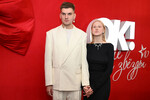 Актеры Андрей Максимов и Софья Шидловская на церемонии вручения премии OK! Awards «Больше чем звезды» в Москве, 14 ноября 2025 года
