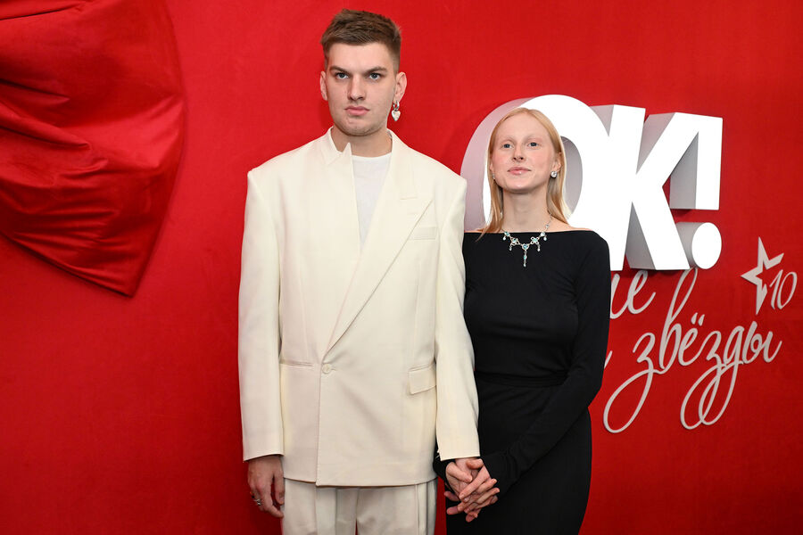 Актеры Андрей Максимов и Софья Шидловская на&nbsp;церемонии вручения премии OK! Awards «Больше чем звезды» в&nbsp;Москве, 14&nbsp;ноября 2025&nbsp;года
