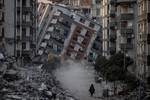 Последствия землетрясения в турецком городе Хатай, 17 февраля 2023 года