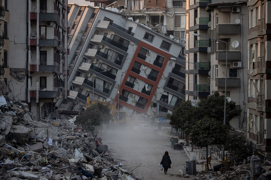 Последствия землетрясения в&nbsp;турецком городе Хатай, 17&nbsp;февраля 2023&nbsp;года