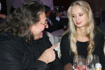 Композитор и певец Александр Градский с супругой Мариной Коташенко во время юбилейной церемонии «Компания года», 2007 год