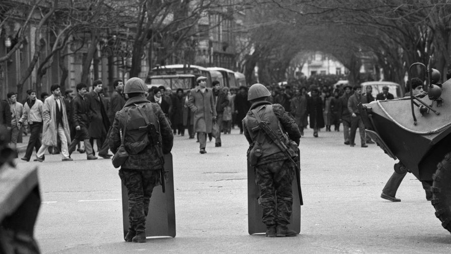 20 января 1990 года. Войска на улицах Баку. Соколов Дмитрий