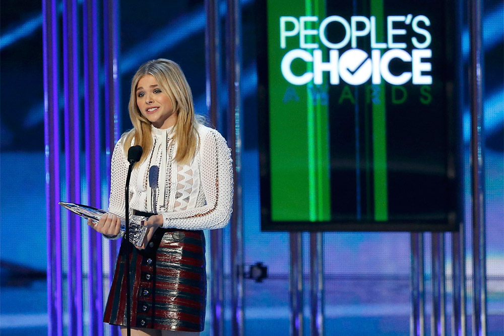 Актриса Хлоя Морец на церемонии вручения наград People’s Choice Awards в Лос-Анджелесе