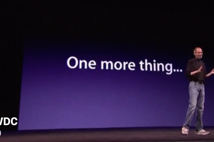 Стив Джобс на презентации Apple в 2010 году