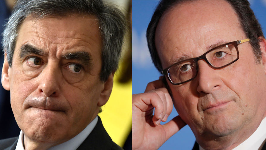 Франсуа Фийон и Франсуа Олланд