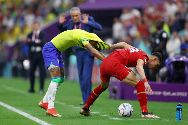 Во время матча между&nbsp;сборными Бразилии и Сербии на&nbsp;Чемпионате мира-2022 в&nbsp;Катаре
