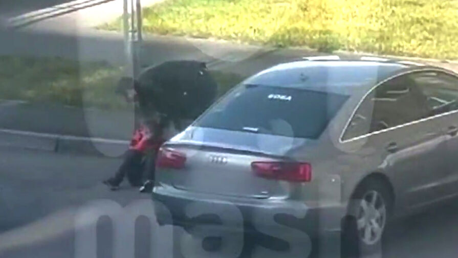 Петербуржец пытался силой посадить чужого ребенка в машину и попал на видео