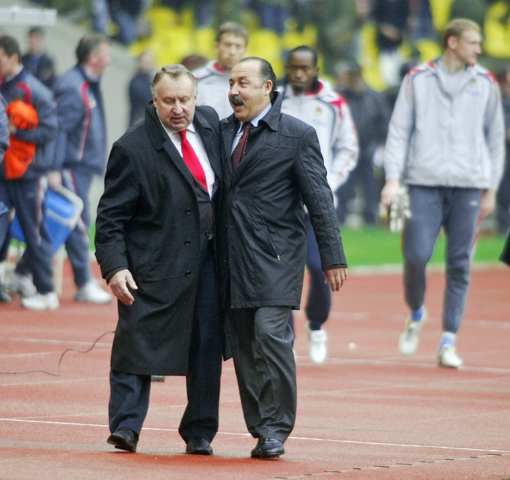 12 мая 2007 года. С главным тренером «Спартака» Владимиром Федотовым после матча чемпионата России (1:1)