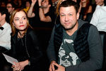 Актриса Екатерина Семенова и режиссер Михаил Довженко перед премьерой фильма «Sex, кофе, сигареты» в концертном зале «Барвиха Luxury Village»