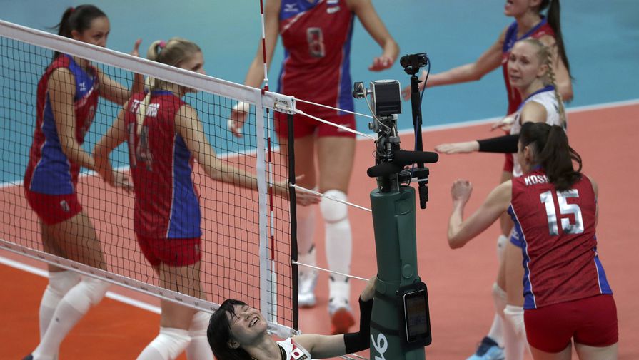 Женская сборная России по&nbsp;волейболу нанесла поражение сборной Японии со счетом 3:0.