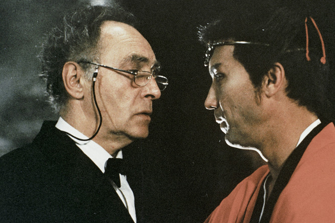 Вячеслав Тихонов и Олег Янковский в фильме «Убить дракона» (1988)