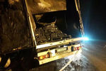 Последствия крупной дорожной аварии на трассе Керчь-Феодосия в Крыму, 16 февраля 2018