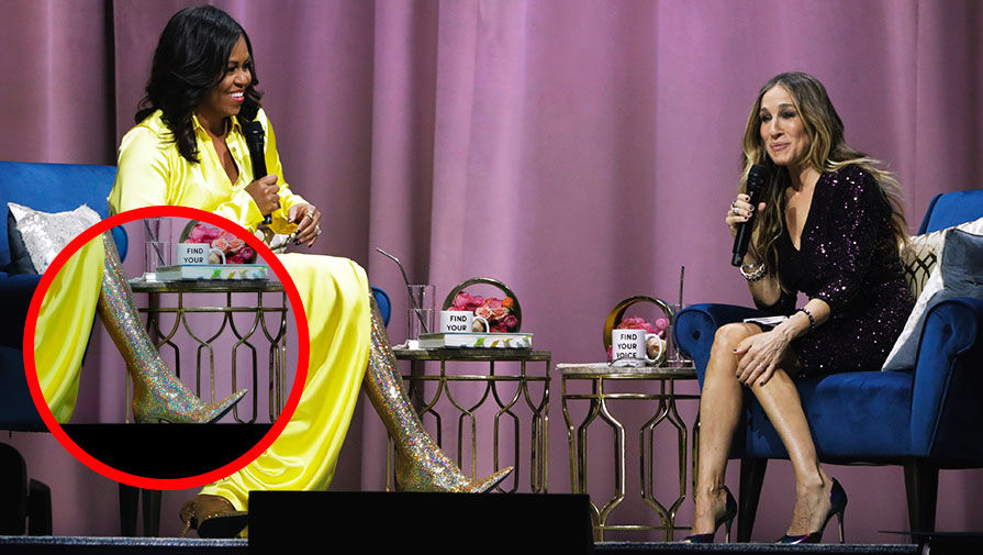 Бывшая первая леди США Мишель Обама в&nbsp;рамках рекламного тура своей книги «Становление» встретилась с&nbsp;поклонниками в&nbsp;Бруклине. Мероприятие вела голливудская актриса Сара Джессика Паркер