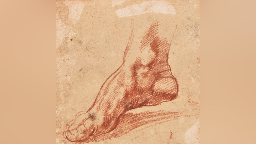 Эскиз известного художника с изображением ступни продали за миллионы долларов