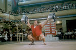 Чемпион и рекордсмен мира в тяжелом весе Леонид Жаботинский (Киев), 1968 год
