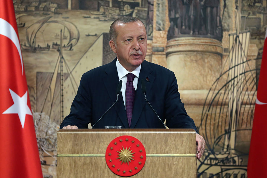 Президент Турции Реджеп Тайип Эрдога