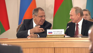 Владимир Путин выступил с речью перед главами стран СНГ