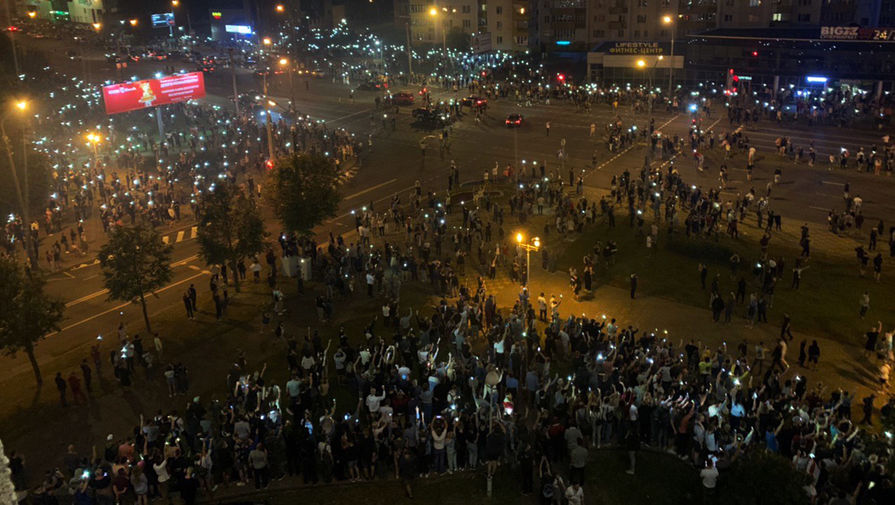 Во время протестов в&nbsp;Минске 10 августа 2020