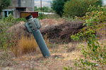 Реактивный снаряд системы «Смерч» на территории общины Иванян Нагорного Карабаха, 1 октября 2020 года