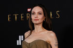 Анджелина Джоли на премьере фильма «Вечные» в Голливуде, 19 октября 2021 года