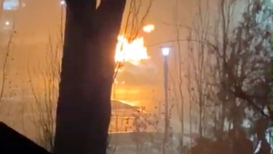 KazTag: в Алматы взорвалась полицейская машина