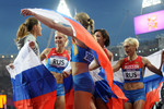 Россиянки завоевали серебро в эстафете 4х400 м 